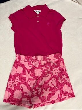 Lilly Pulitzer 2-pcs- Polo and Skort